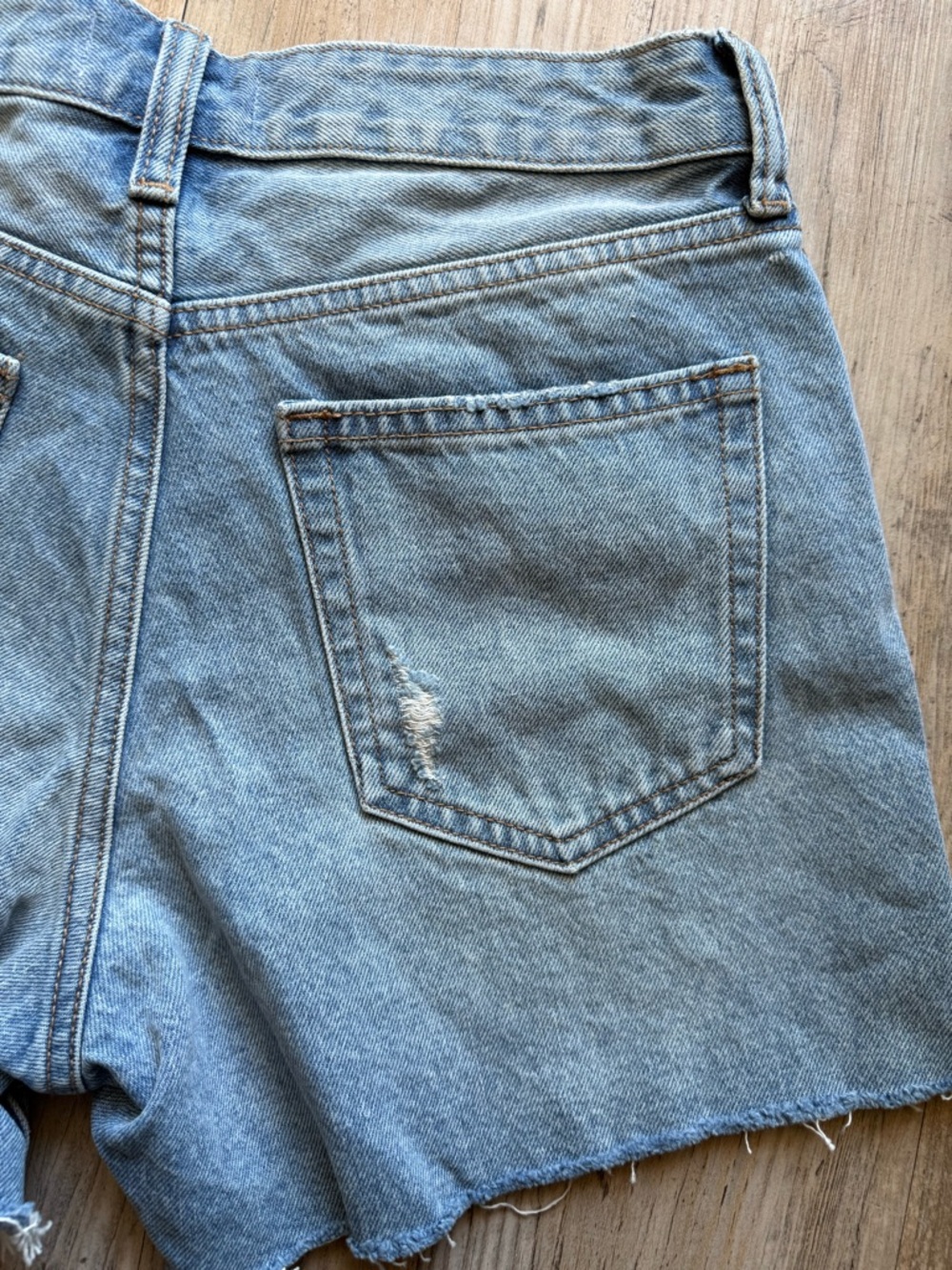 NWT JBD MEDIUM WASH HIGH WAISTED COTTON DENIM SHORTS Size Medium - Picture 11 of 12
